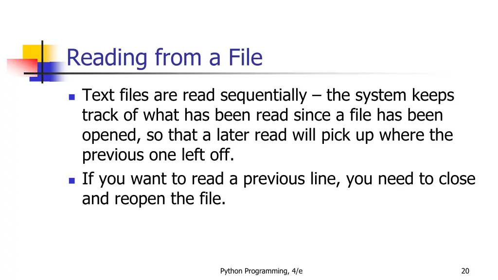 reading from a file 1