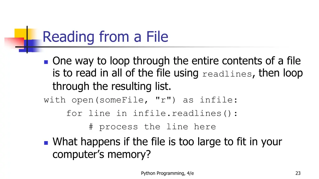 reading from a file 4