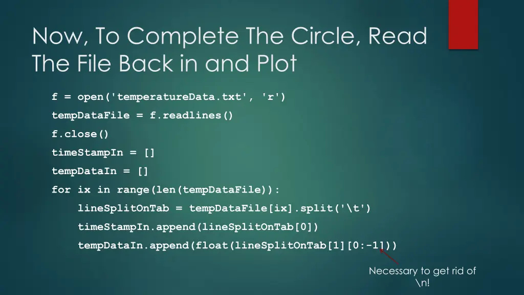 now to complete the circle read the file back