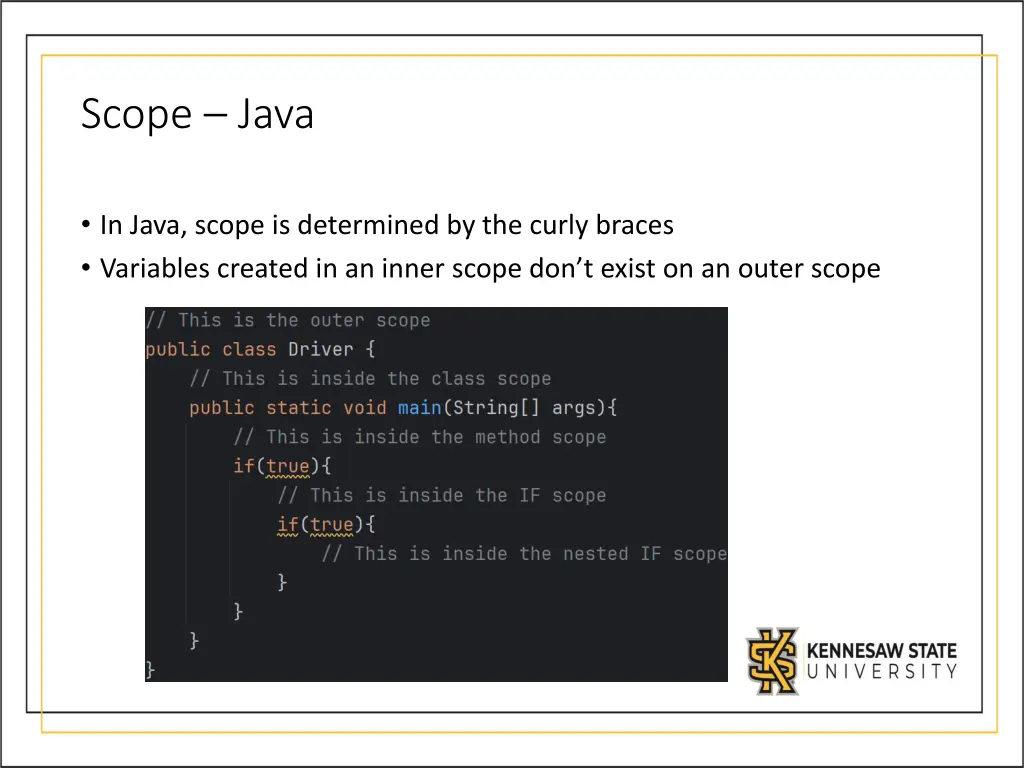 scope java