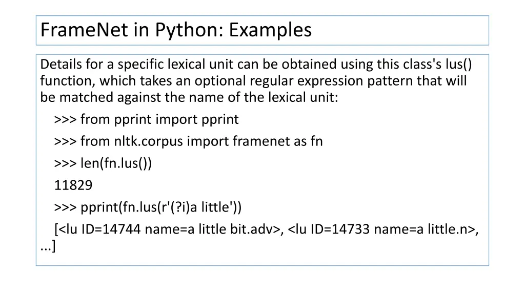 framenet in python examples 2