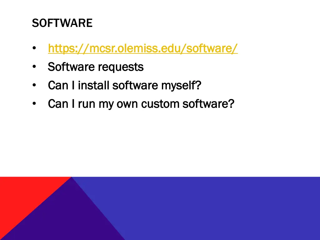 software