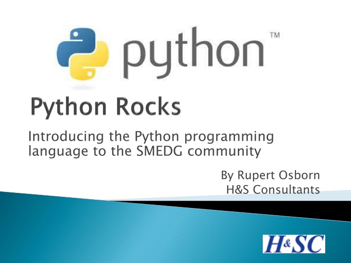 introducing the python programming language