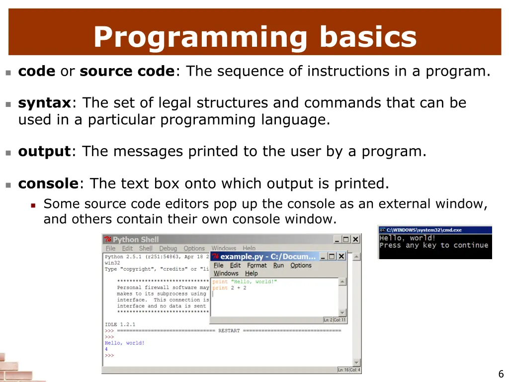 programming basics