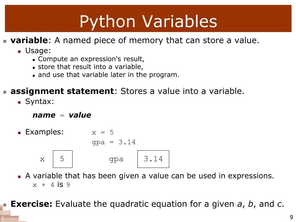 python variables