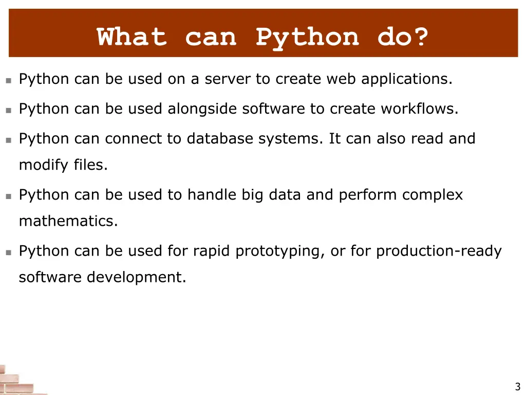 what can python do