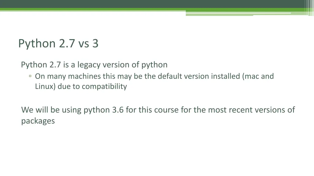 python 2 7 vs 3