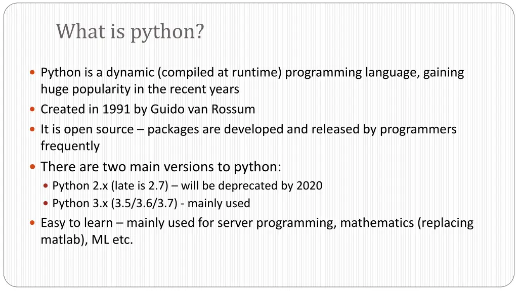 what is python