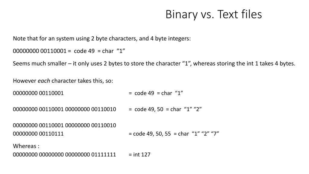 binary vs text files 3