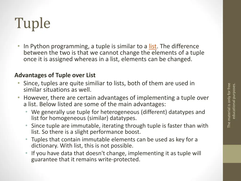 tuple