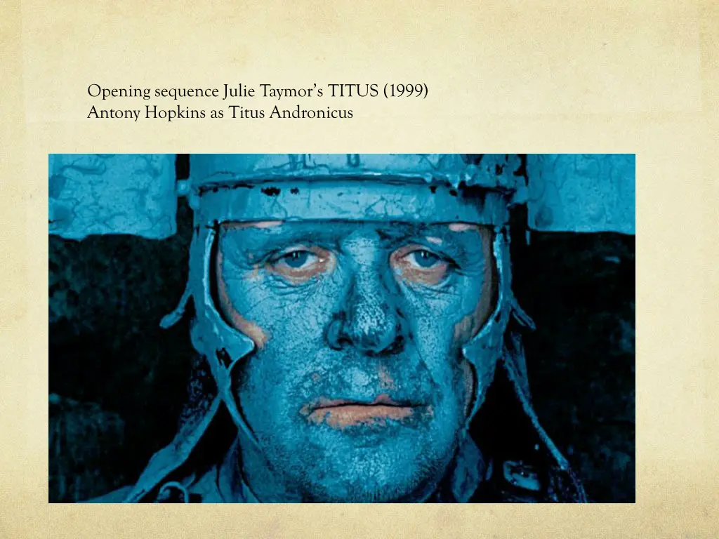 opening sequence julie taymor s titus 1999 antony