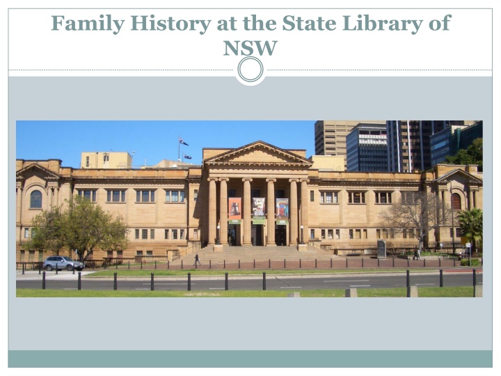 family history at the state library of nsw