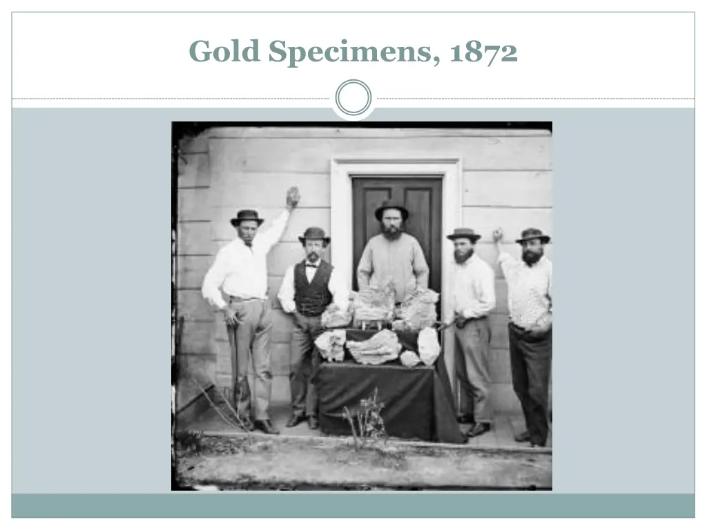 gold specimens 1872