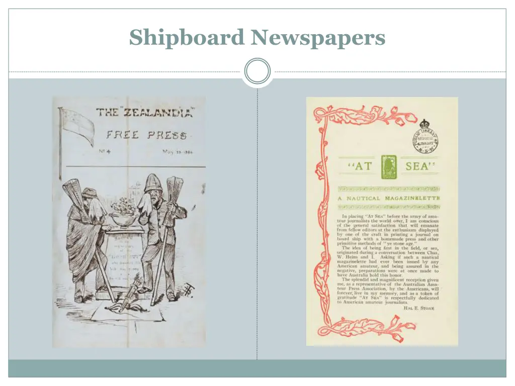 shipboard newspapers