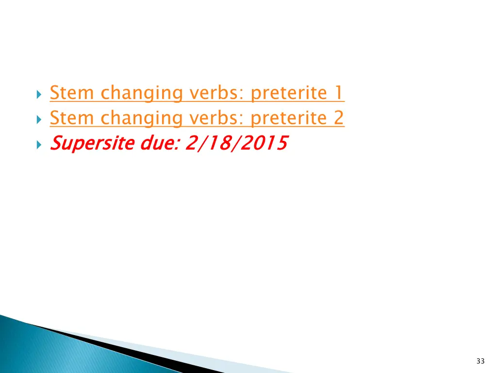 stem changing verbs preterite 1 stem changing