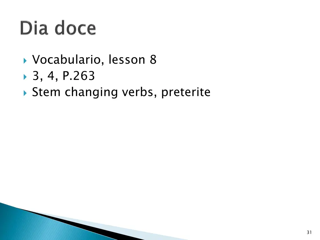 vocabulario lesson 8 3 4 p 263 stem changing