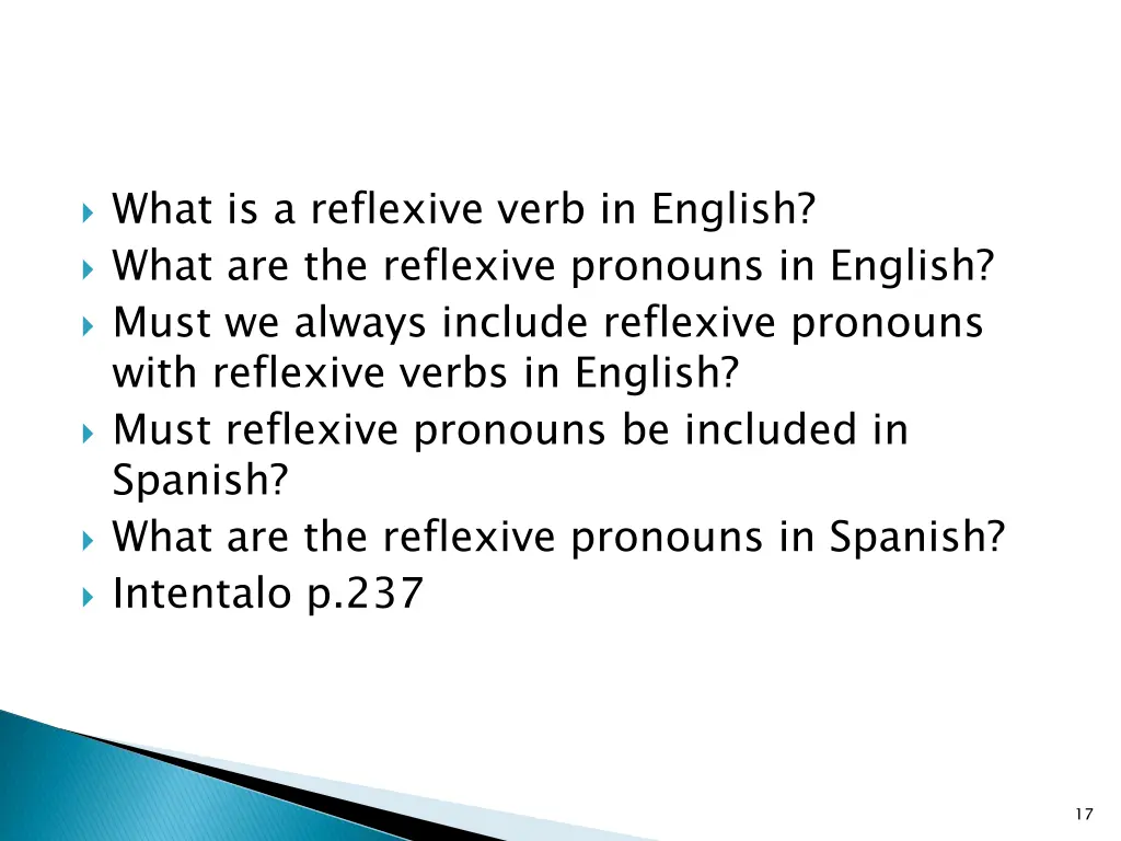 what is a reflexive verb in english what