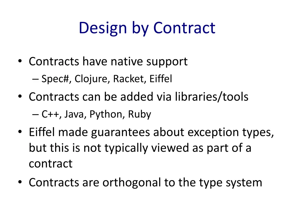 design by contract 1