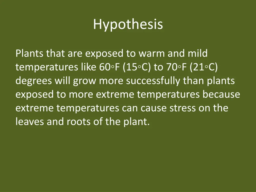 hypothesis