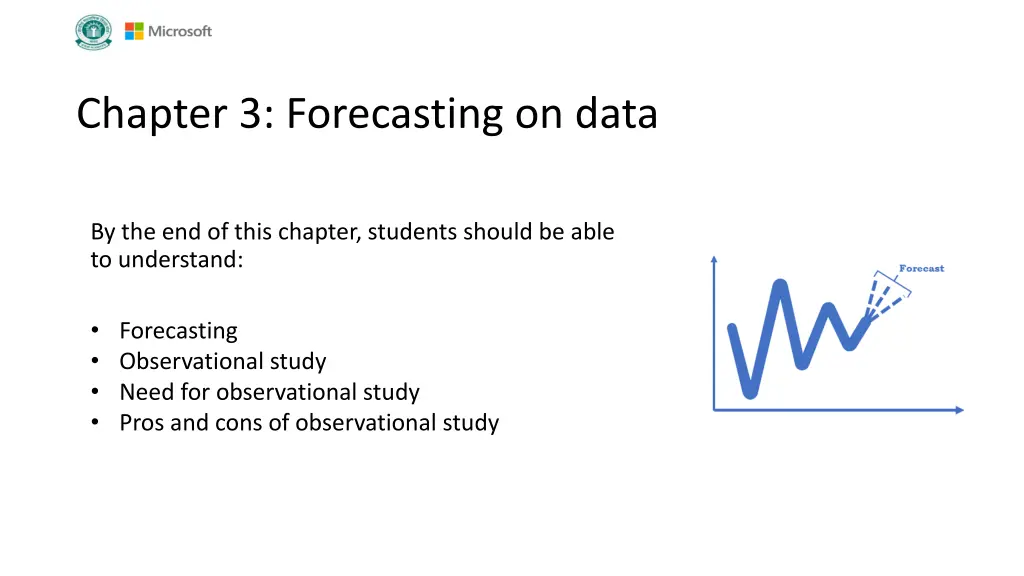 chapter 3 forecasting on data