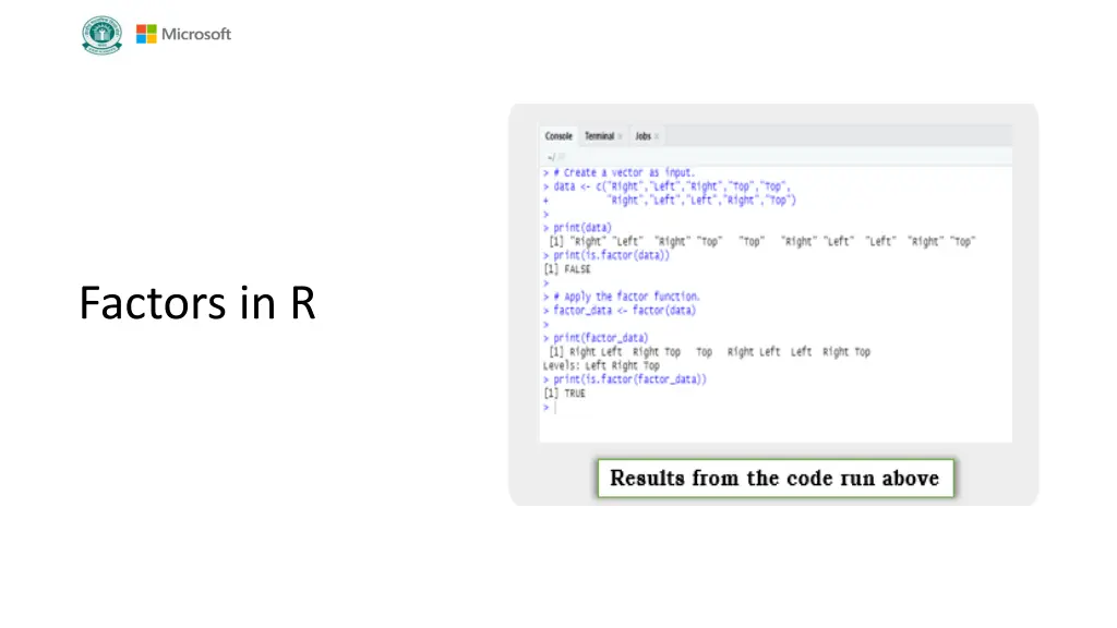 factors in r 2