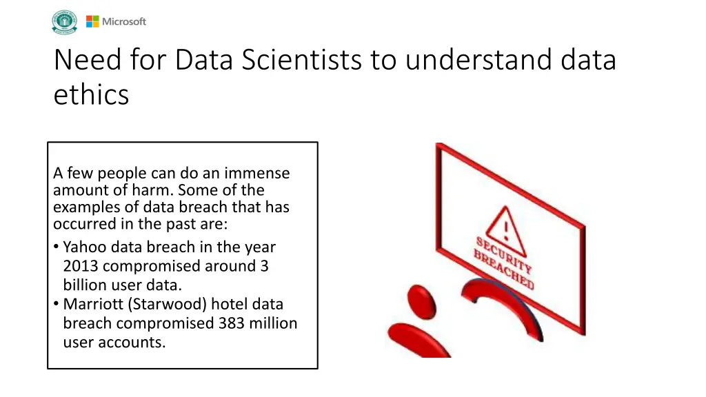 need for data scientists to understand data ethics