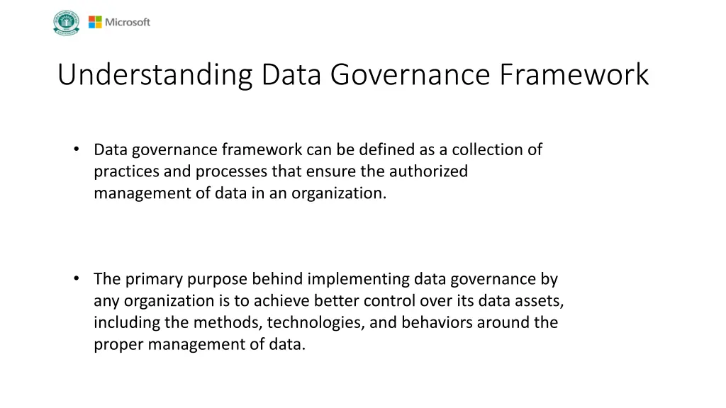 understanding data governance framework