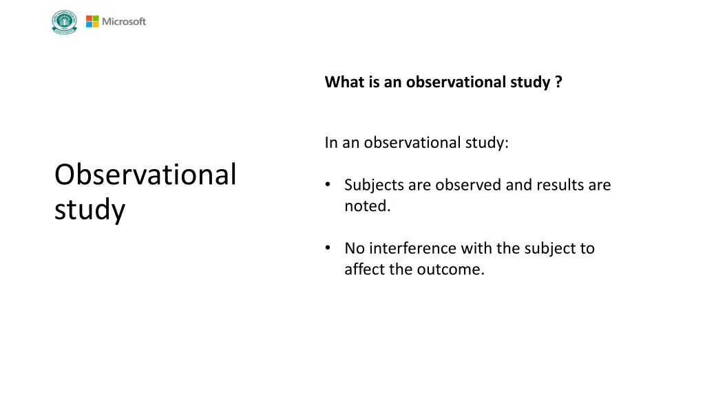 what is an observational study