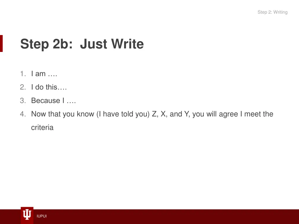 step 2 writing 1