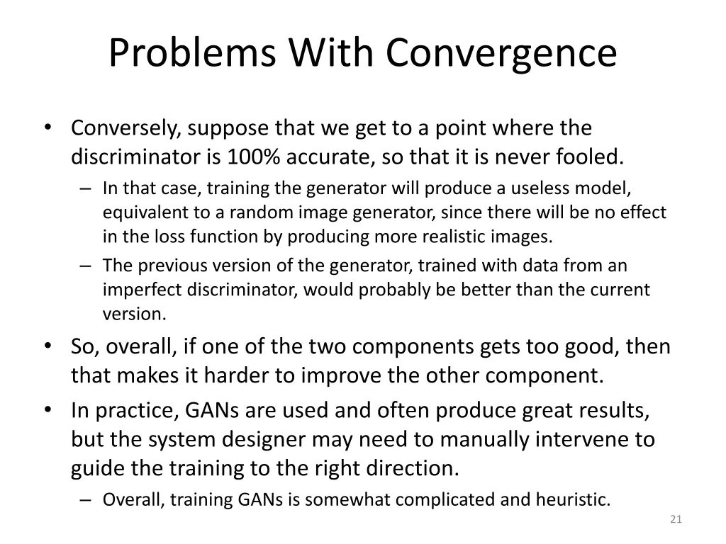 problems with convergence 2