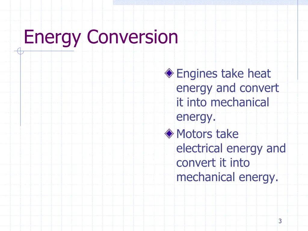 energy conversion