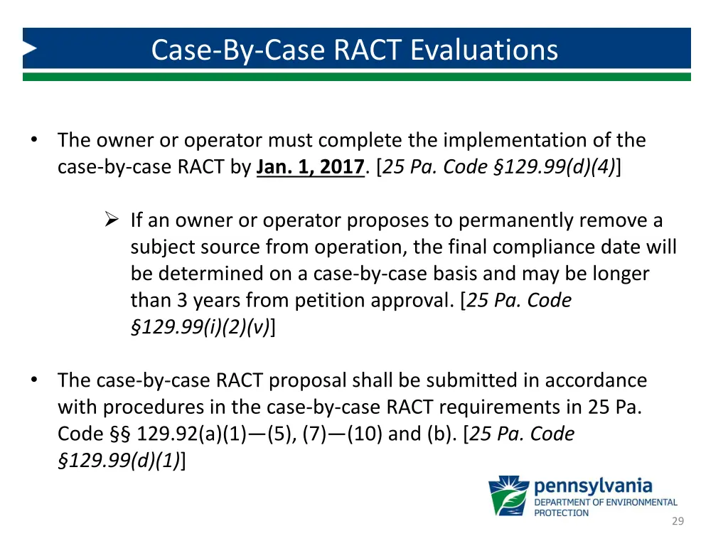 case by case ract evaluations 2