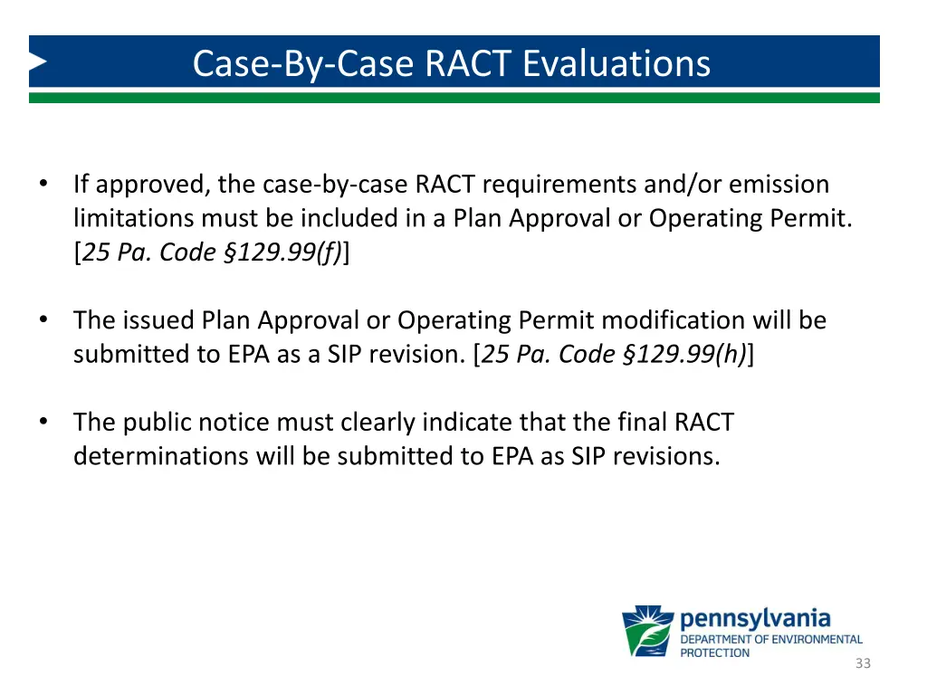 case by case ract evaluations 6