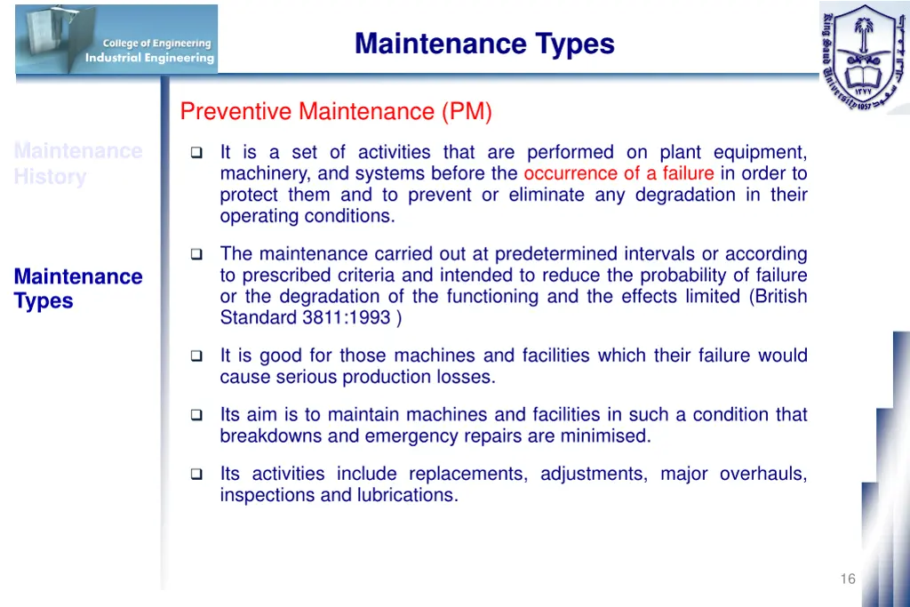 maintenance types 3