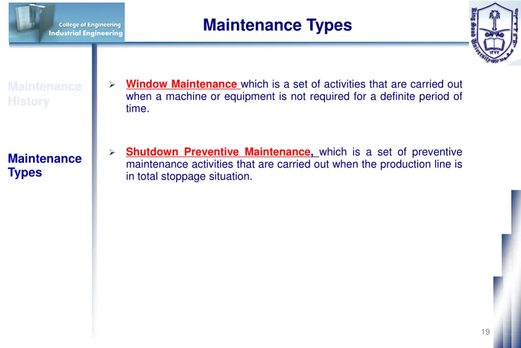 maintenance types 6