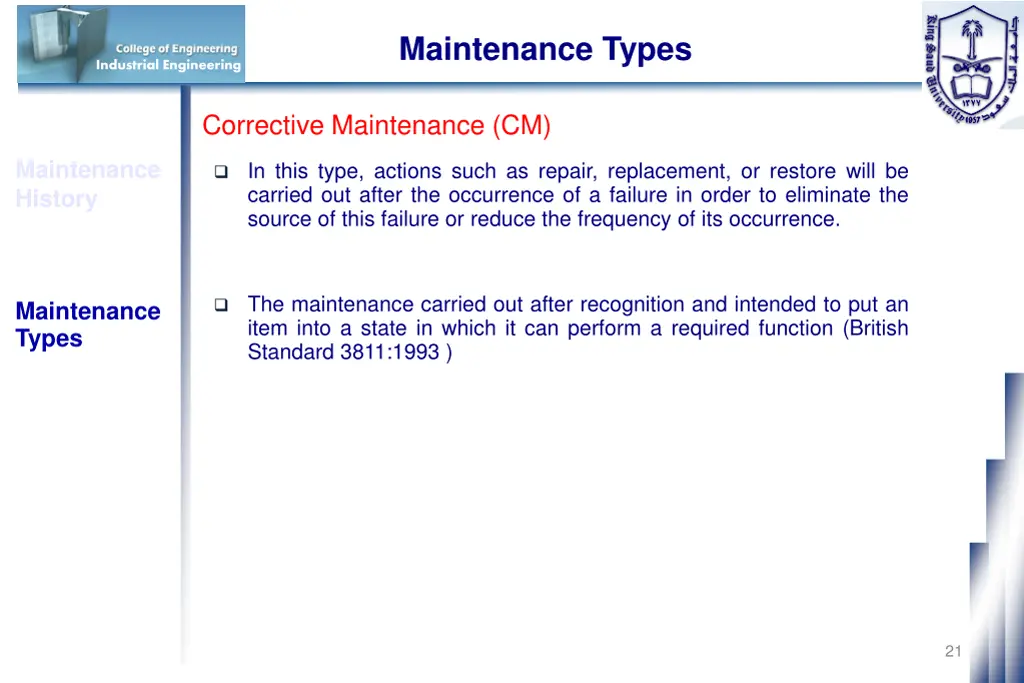 maintenance types 8