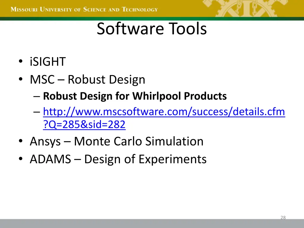 software tools