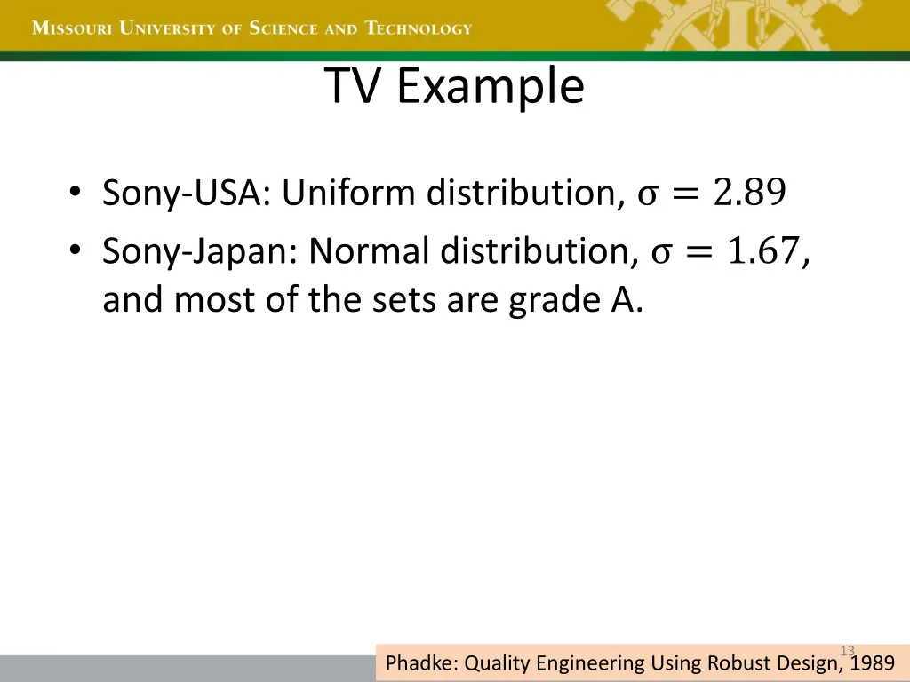 tv example 1