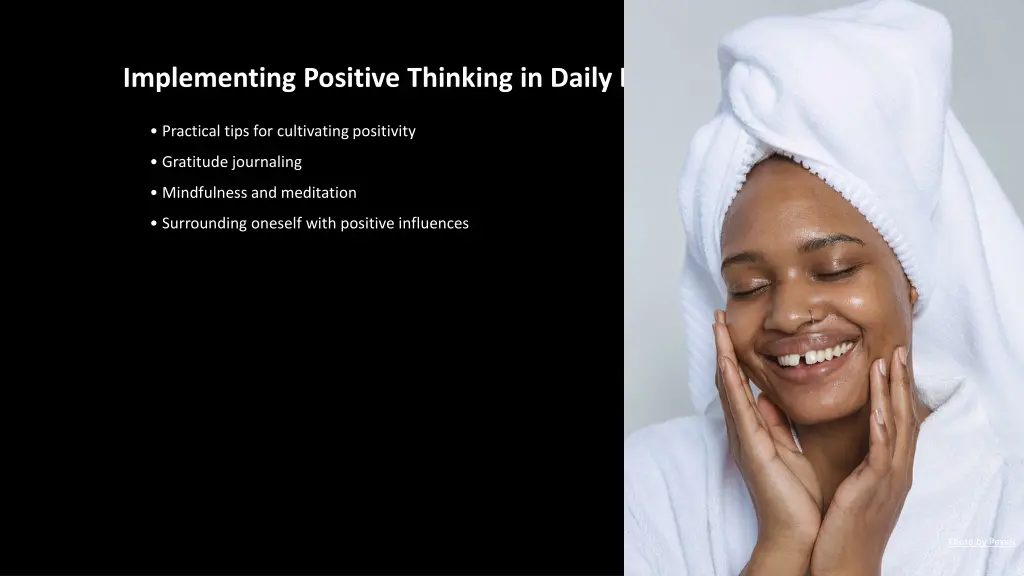 implementing positive thinking in daily life