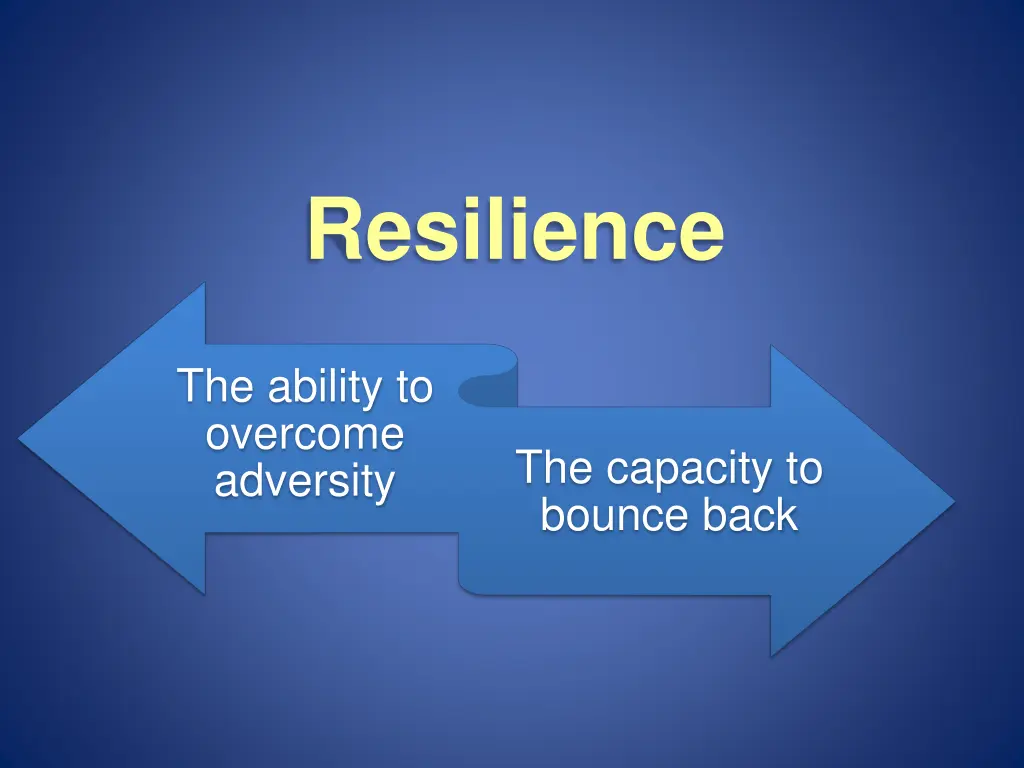 resilience