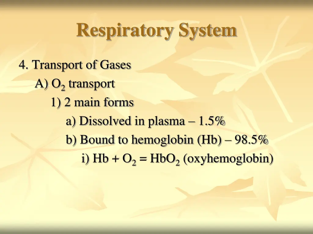 respiratory system 16