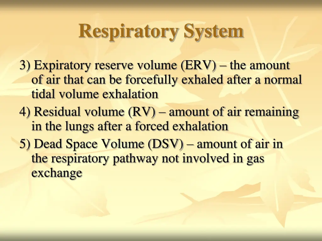 respiratory system 27