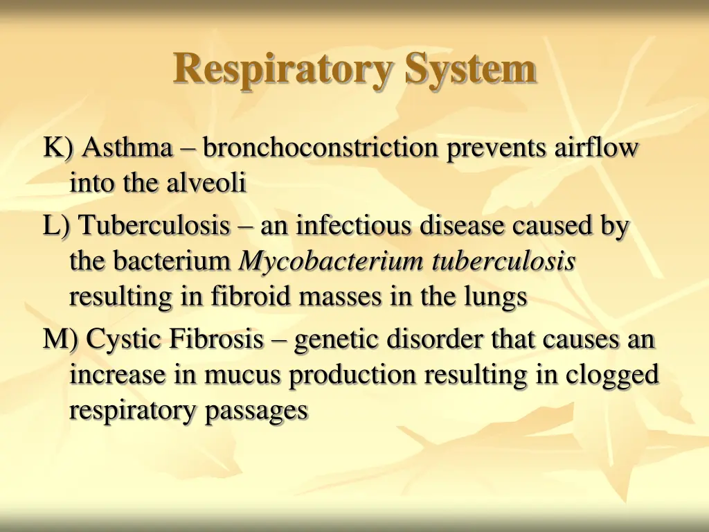 respiratory system 33