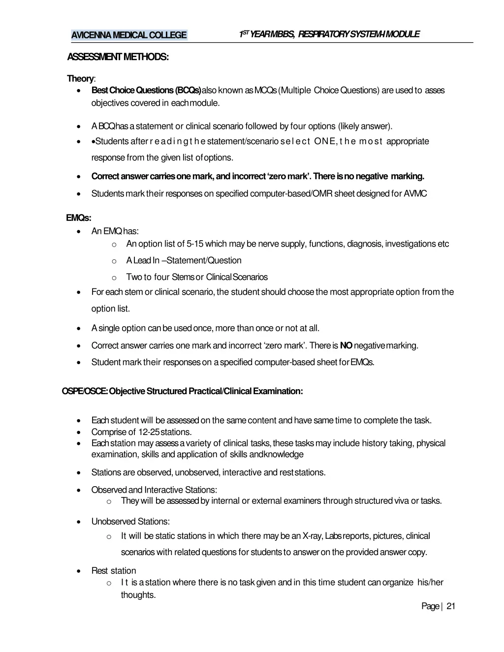 1 st year mbbs respiratory system imodule 12