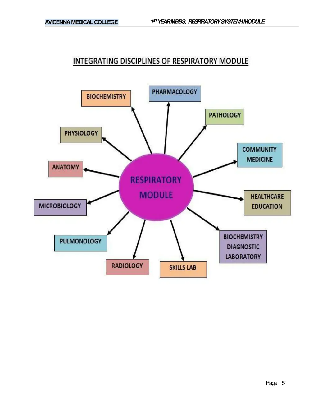 1 st year mbbs respiratory system imodule 3