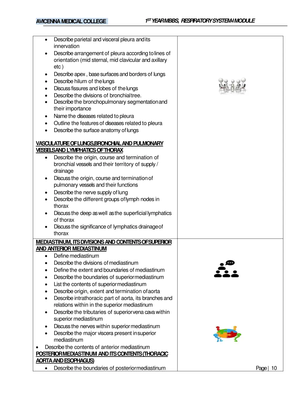 1 st year mbbs respiratory system imodule 5