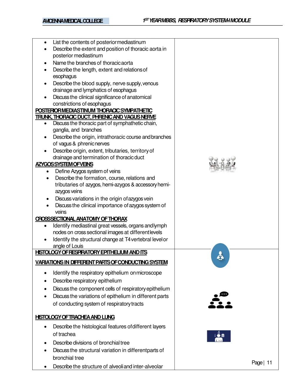 1 st year mbbs respiratory system imodule 6