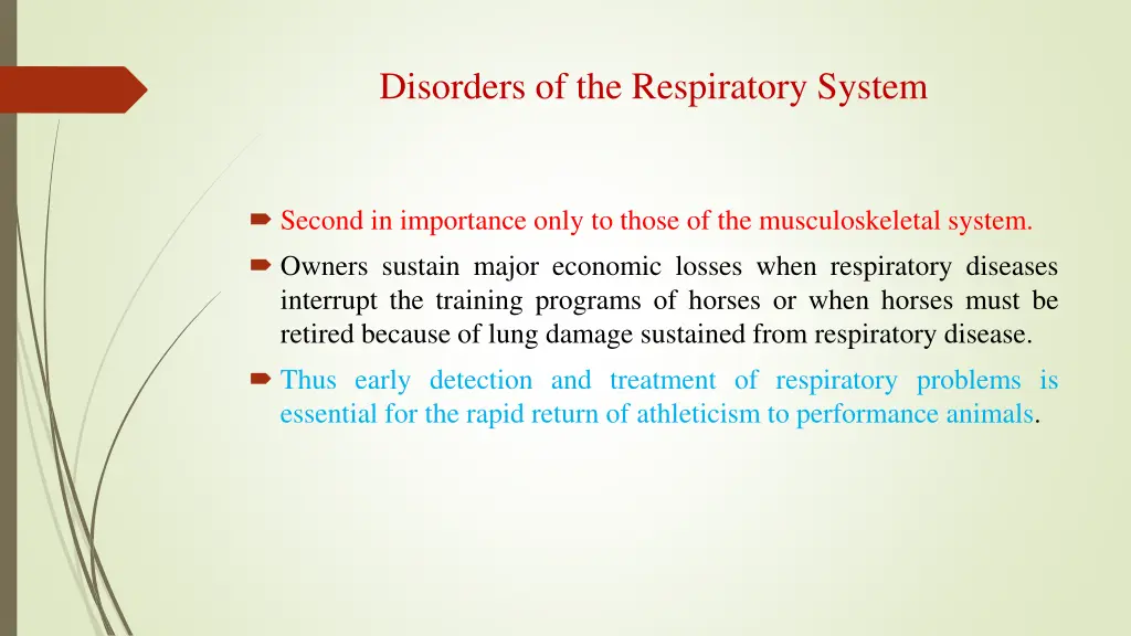 disorders of the respiratory system 1