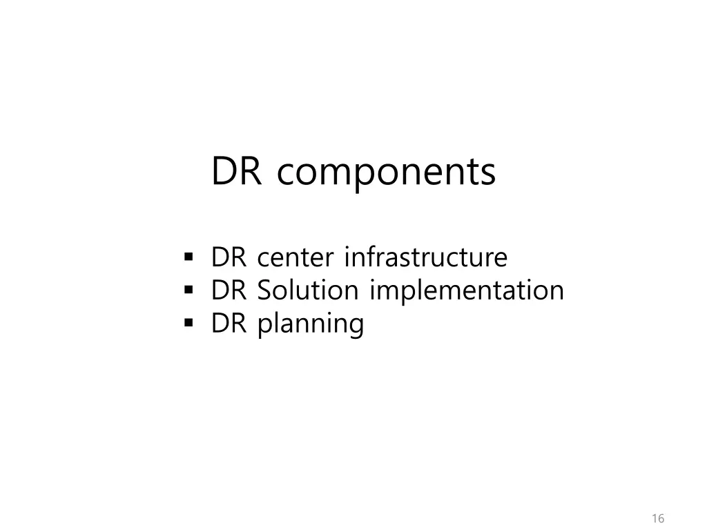 dr components