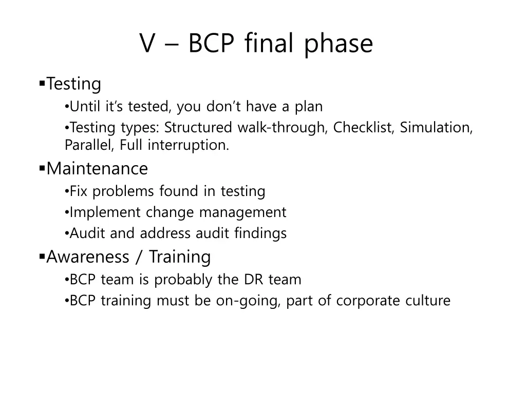 v bcp final phase